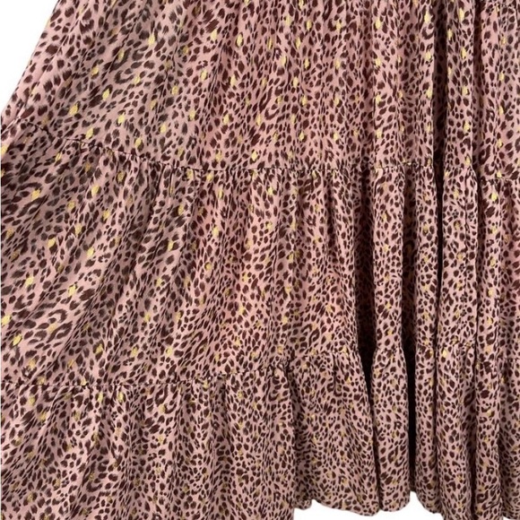 Joy Joy animal print midi dress. Retails for $232. Size large. Gorgeous. - Picture 5 of 7